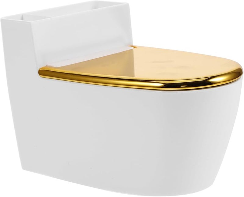 Wall Mounted Toilet Shaped Ashtray With Lid Fireproof Ash Container For Indoor Bathroom Use - Image 1